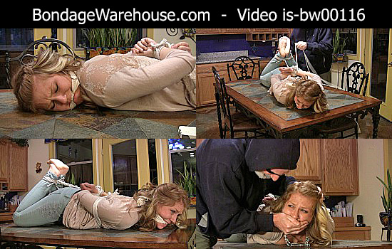 IS-BW00116 - Hogtied on the Kitchen Table - Click Image to Close